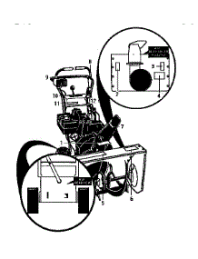 Decals Assembly parts for Craftsman Gas Snowblower 536886332 from AppliancePartsPros.com