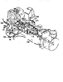 Frame Assembly parts for Craftsman Gas Snowblower 536886350 from AppliancePartsPros.com