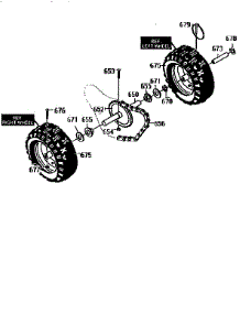 Wheel Assembly parts for Craftsman Gas Snowblower 536886350 from AppliancePartsPros.com