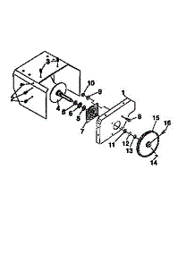 Drive Component parts for Craftsman Snow Blower 536886360 from AppliancePartsPros.com
