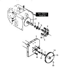 Drive Component parts for Craftsman Snow Blower 536886380 from AppliancePartsPros.com
