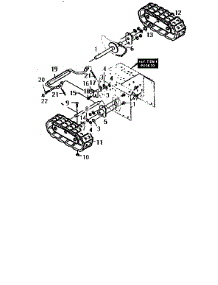 Track parts for Craftsman Snow Blower 536886380 from AppliancePartsPros.com