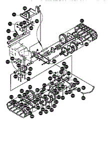 Track Assembly parts for Craftsman Snow Blower 536886390 from AppliancePartsPros.com