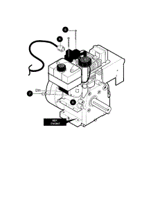 Electric Start Assembly parts for Craftsman Gas Snowblower 536886440 from AppliancePartsPros.com
