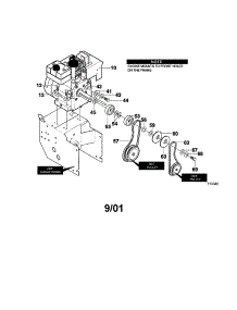 Engine parts for Craftsman Gas Snowblower 536886460 from AppliancePartsPros.com