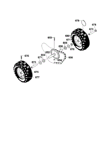 Wheels parts for Craftsman Gas Snowblower 536886460 from AppliancePartsPros.com