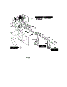 Engine parts for Craftsman Gas Snowblower 536886470 from AppliancePartsPros.com