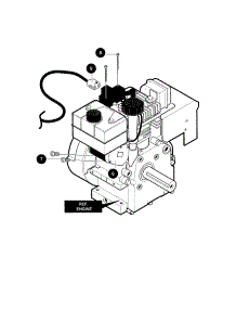 Electric Starter parts for Craftsman Gas Snowblower 536886470 from AppliancePartsPros.com