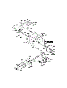 Drive Components parts for Craftsman Gas Snowblower 536886480 from AppliancePartsPros.com