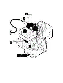 Electric Starter parts for Craftsman Gas Snowblower 536886520 from AppliancePartsPros.com