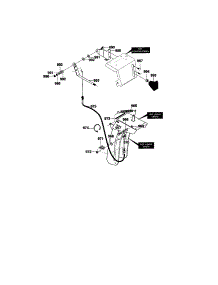 Remote Chute Control parts for Craftsman Gas Snowblower 536886520 from AppliancePartsPros.com