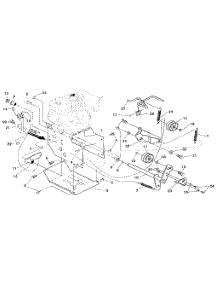 Frame Components parts for Craftsman Gas Snowblower 536886531 from AppliancePartsPros.com