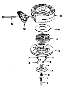 Starter 590646 (71 / 143) parts for Craftsman Gas Snowblower 536886540 from AppliancePartsPros.com