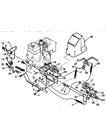 Frame Components Repair Parts parts for Craftsman Gas Snowblower 536886540 from AppliancePartsPros.com