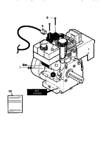 Electric Start parts for Craftsman Snow Blower 536886610 from AppliancePartsPros.com