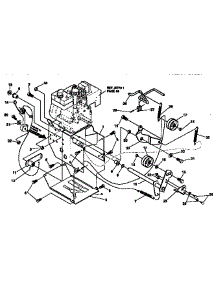 Frame Components Repair Parts parts for Sears Snow Blower 536886620 from AppliancePartsPros.com