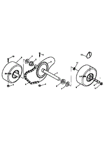 Wheel Assembly Repair Parts parts for Sears Snow Blower 536886620 from AppliancePartsPros.com