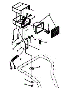 Headlight Repair Parts parts for Sears Snow Blower 536886620 from AppliancePartsPros.com