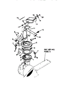 Discharge Chute parts for Craftsman Gas Snowblower 536886621 from AppliancePartsPros.com