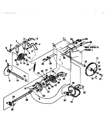 Drive Components parts for Craftsman Gas Snowblower 536886621 from AppliancePartsPros.com
