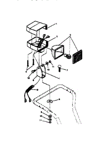 Headlight parts for Craftsman Gas Snowblower 536886621 from AppliancePartsPros.com