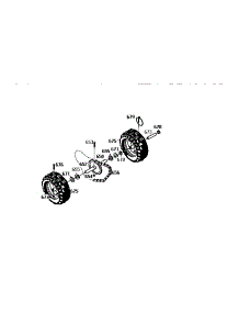 Wheel Assembly parts for Craftsman Snow Blower 536886623 from AppliancePartsPros.com