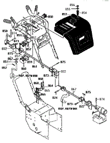 Chute Control Rod Assembly parts for Craftsman Gas Snowblower 536886650 from AppliancePartsPros.com