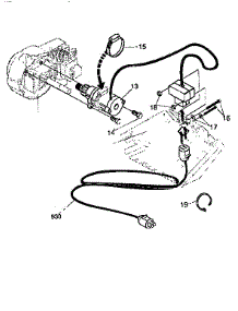 Elec. Start Asm 536.886760 Only parts for Craftsman Snow Blower 536886750 from AppliancePartsPros.com