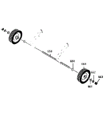 Wheels Assembly parts for Craftsman Snow Blower 536886750 from AppliancePartsPros.com