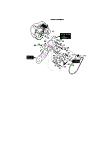 Engine Assembly parts for Craftsman Electric Snowblower 536886760 from AppliancePartsPros.com