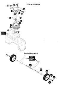 Chute Assembly parts for Craftsman Electric Snowblower 536886760 from AppliancePartsPros.com