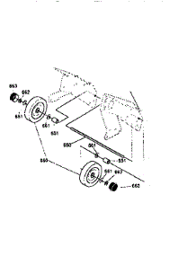 Wheel Assembly parts for Craftsman Snow Blower 536886770 from AppliancePartsPros.com