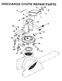 Discharge Chute parts for Craftsman Gas Snowblower 536886810 from AppliancePartsPros.com