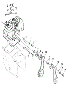 Engine Components parts for Craftsman Gas Snowblower 536886811 from AppliancePartsPros.com