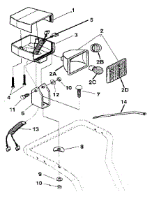 Headlight parts for Craftsman Gas Snowblower 536886811 from AppliancePartsPros.com