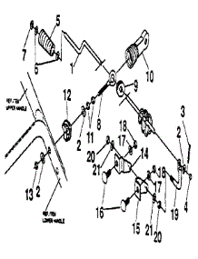 Chute Control Rod Assembly parts for Craftsman Gas Snowblower 536887221 from AppliancePartsPros.com
