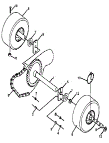 Track Assembly parts for Craftsman Gas Snowblower 536887221 from AppliancePartsPros.com