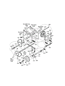 Drive parts for Craftsman Gas Snowblower 536887251 from AppliancePartsPros.com