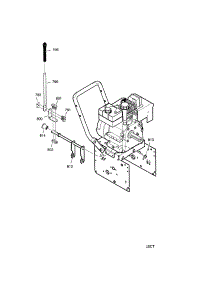 Shift Yoke parts for Craftsman Gas Snowblower 536887251 from AppliancePartsPros.com