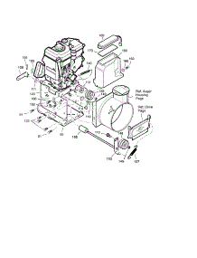26`` 7.75Hp Frame parts for Craftsman Gas Snowblower 536887750 from AppliancePartsPros.com