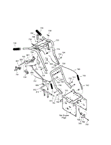 Handle Assembly parts for Craftsman Gas Snowblower 536887751 from AppliancePartsPros.com