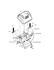 Control Panel parts for Craftsman Gas Snowblower 536887751 from AppliancePartsPros.com