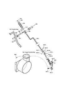 Chute Rod parts for Craftsman Gas Snowblower 536887752 from AppliancePartsPros.com