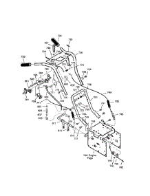 Handle Assembly parts for Craftsman Gas Snowblower 536887752 from AppliancePartsPros.com