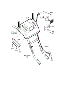 Headlight parts for Craftsman Gas Snowblower 536887752 from AppliancePartsPros.com