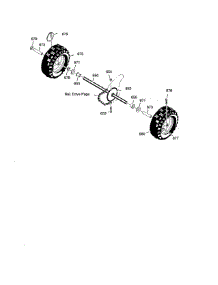 Wheels parts for Craftsman Gas Snowblower 536887752 from AppliancePartsPros.com