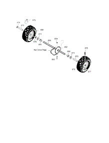 Wheels parts for Craftsman Gas Snowblower 536887990 from AppliancePartsPros.com