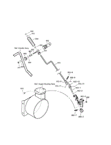 Chute Rod parts for Craftsman Gas Snowblower 536887991 from AppliancePartsPros.com