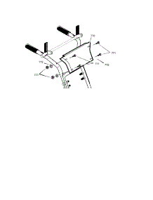 Panel parts for Craftsman Gas Snowblower 536887991 from AppliancePartsPros.com