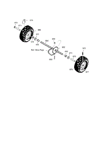 Wheels parts for Craftsman Gas Snowblower 536887991 from AppliancePartsPros.com